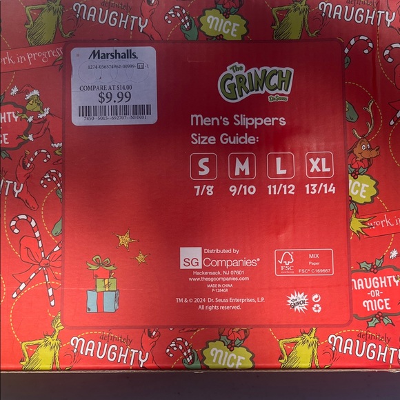 Grinch Men's Slippers - Green - Picture 4 of 4